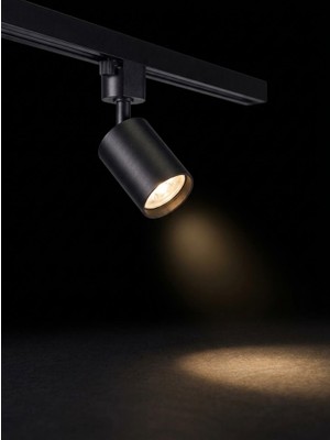 JUPITER Siyah Hareketli GU10 Spot Aydınlatma – 7W LED Uyumlu Modern Iç Mekan Spot