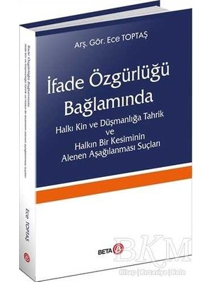 TeknoKapsül Ifade Özgürlüğü Bağlamında Halkı Kin ve Düşmanlığa Tahrik ve Halkın Bir Kesiminin Alenen Aşağılanması Suçları