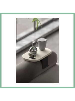 Bşk Virgo Ayarlanabilir Yan Sehpa Krem Bej BSK2026