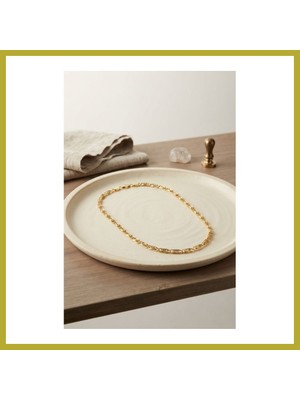 Bezos cm Yay Model Gold Renk 50 cm Kadın Kolye Bcks