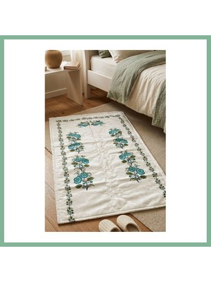 Bşk Virgo Kanaviçe Dijital Baskılı Kadife Tek Seccade 70X110CM BSK2026