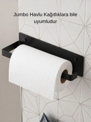 Yapışkanlı Kağıt Havlu Peçetelik - Yapışkanlı Demir Askılık - Havluluk Banyo Askısı