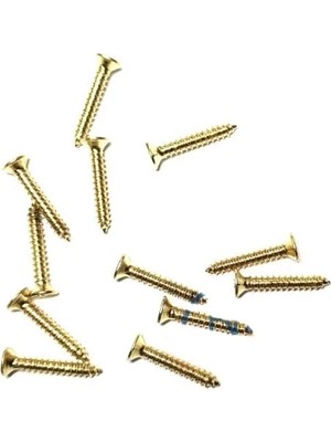 Epilons Tcx Klips, Menteşe, Ayak, Ağaç, Sunta Vidası 2,2X13 mm - Sarı 100 Adet