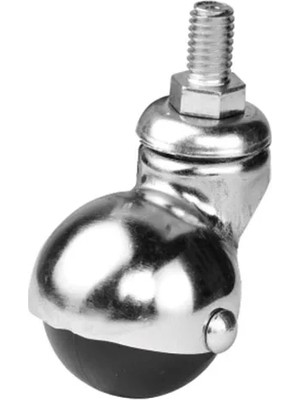 Epilons Tcx 205 - 40 mm Küre Krom Vidalı Teker 4 Adet