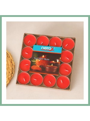 Bşk Virgo Tealight Yuvarlak Mum 32'li Mix BSK2026