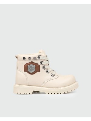 Ay Ayakkabım Po 24050 Çocuk Bej-Taba Bot