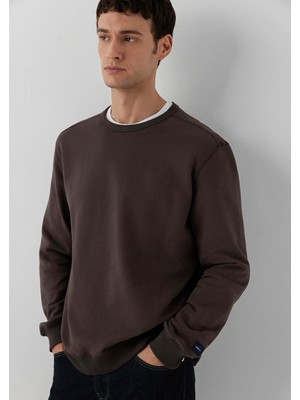 Mavi Mavi Jeans Kahverengi Basic Sweatshirt 0S10620-70219