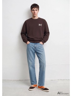 Mavi Mavi Logo Kahverengi Sweatshirt 0S10659-70219