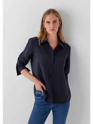 Mavi (Tencel™) Lyocell Karışımlı Antrasit Gömlek 1220389-71378