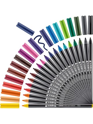 Tr 1300 Keçeli Kalem - Çok Renkli - 20 Kalem - 2 mm Yuvarlak Uç