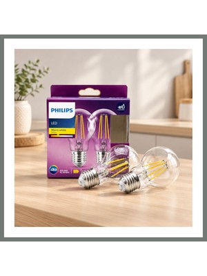Bezos LED Filament Rustik Ampul E27 7W 806 Lumen Cam Gövde Mmbz