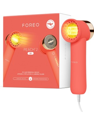 Odea Foreo Peach 2 Go Ipl Tüy Alma Cihazı – Seyahate Uygun – Vücut ve Yüz Kullanımı – Pratik Uygulama – Silikon Kalkan – Ayarlanabilir Özellikler - Coral