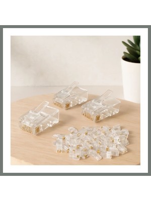 Bezos RJ45 Ethernet Jak 100 Adet Mmbz