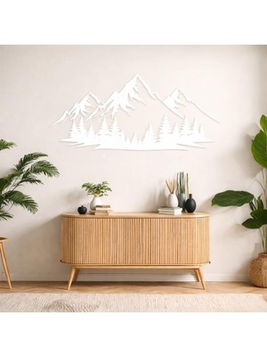 Tr Minimalist Metal Duvar Dekoru – Modern Salon ve Ofis Süsü