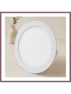 Bezos Yuvarlak LED Slim Panel 18W 1980 Lm Sıva Altı Bzss
