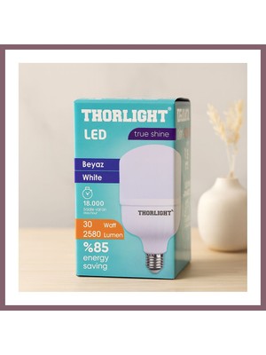 Bezos 30W E27 LED Ampul 2580 Lm 6400K T-Shape Bzss