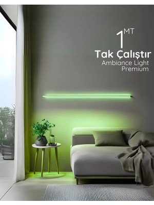 Onerous Rgb Tüp LED Lamba, Uzaktan Kumandalı