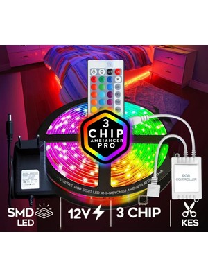 Onerous 4 M Rgb LED Şerit, Uzaktan Kumandalı