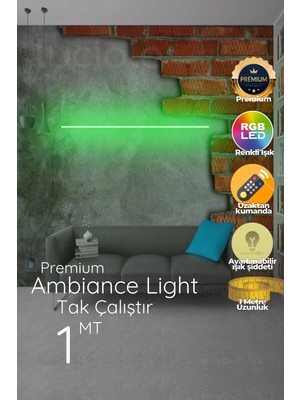Onerous Rgb LED Bar, Uzaktan Kumandalı, Dekoratif Aydınlatma
