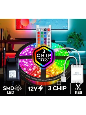 Onerous 5 M Rgb LED Şerit, Uzaktan Kumandalı