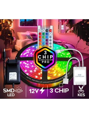 Onerous 4 M Rgb LED Şerit, Uzaktan Kumandalı
