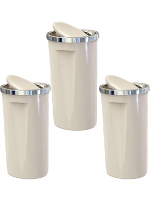 Tr Prima Nova, Primanova Lenox Çöp Kovası 35 Lt Bej M-E76-09 (3 Adet) Bej, TYCXEK2W4N169988768293