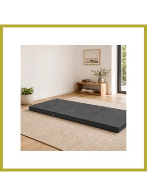 Bezos Üç Parçalı Katlanır Minder · 60 × 180 × 7 cm | Antrasit | Iç Mekân Bcks