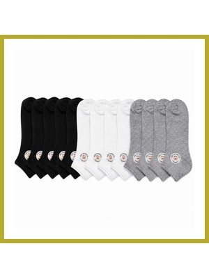Bezos Unisex Kısa Konç 12'li Patik Çorap, %85 Pamuklu Geri Dönüştürülmüş Iplik, Parfümlü Ince Dikişli, Günlük Spor Çorabı · Beden: 36-40 · Renk: Çok Renkli 12 Li Bcks