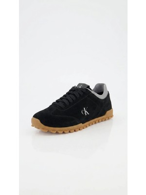 Calvin Klein Kadın Spor Ayakkabı Sneaker Süet Bağcıklı Retro Kauçuk Taban Günlük Sue Db Laces Yürüyüş Trend HW0HW03150