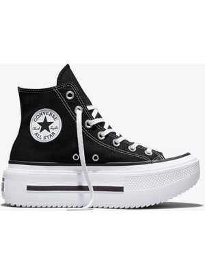 Converse Chuck Taylor All Star Lift Double Stack Kadın Siyah Sneaker