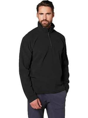 Mythriva Helly Hansen Light Halfzip Polar Sweatshirt, M, 5003315469, Siyah, Erkek