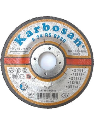 Colezium Metal Taşlama Diski 115X6,4X22,23