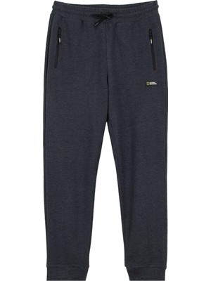 National Geographic N6WM-EA4105 Antrasit Erkek Relaxed Örme Sweatpant