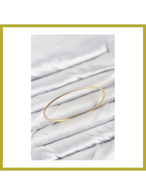 Bezos cm Gold Renk Simli Model 65 mm Bilezik Bcks