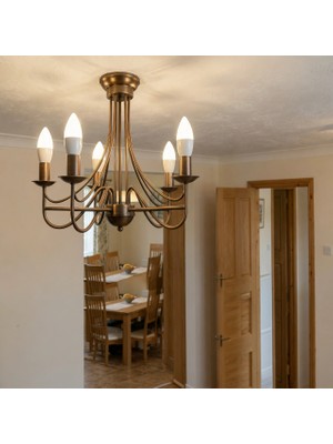 Eco Lounge 1 Adet Cata Ct 4079 Buji LED Ampul 7W Gün Işığı 3200K E14 Duy