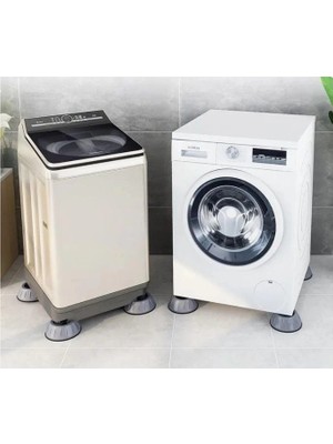 Eco Lounge Çamaşır Makinesi Titreşim Engelleyici Stoper Gri 4 Lü Set