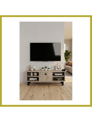 Bezos Vienna Tv Sehpası Suntalam Ekru 136X44 cm Bcks