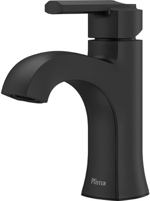 Happy Trend Vaneri Banyo Lavabo Bataryası, Tek Kontrol, 1 Saplı, Tek Delikli, Mat Siyah Kaplama, LF042VRIBB