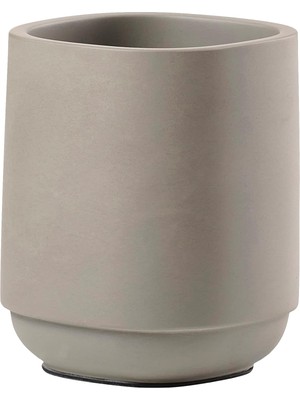 Happy Trend Denmark Time Diş Fırçası Kabı, Banyo Için Diş Fırçası Tutucu, Çap 8 Cm, Yükseklik 9,8 Cm, Beton