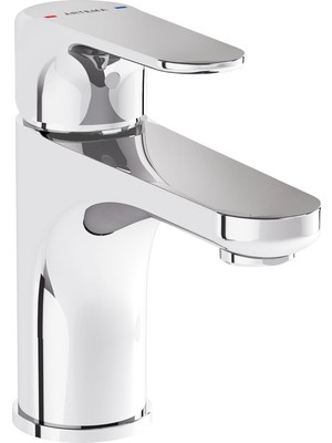 Happy Trend Ovalis A42797 Lavabo Bataryası, Krom