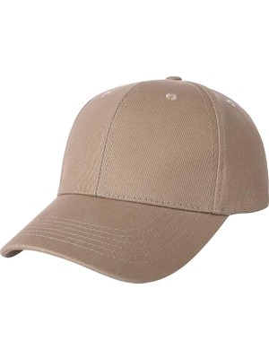 Happy Trend Şapkası Yazlık Düz Renklerde Kadın ve Erkekler Için Unisex Arkası Ayarlanabilir Kep