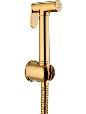 Happy Trend Spiralli Taharetmatik Taharet El Duşu Pirinç Altın Gold KTS100-G