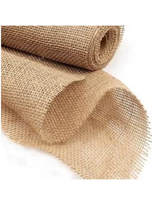 Happy Trend Marifetlerim - Kanaviçe Natürel Çuval Kumaşı Jüt Kumaş 1 Metre