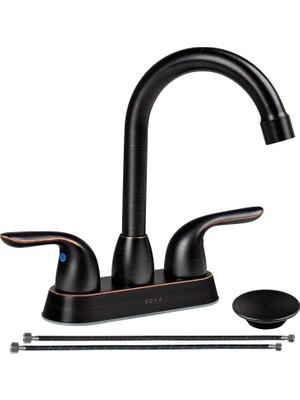 Happy Trend Banyo Lavabo Bataryası, Düz Başlı, Fırçalanmış Nikel