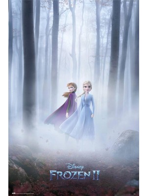 Happy Trend Erik Disney Poster - Frozen Poster Sisters - Sanatsal Baskı - Dekorasyon Oturma Odası Veya Yatak Odası Dekorasyonu - Dekorasyon Odası - Boyut: 61 x 91 - Resmi Lisans - Disney Taraftar Ürünü
