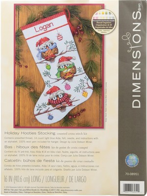 Happy Trend Sayılır Classic Noel Çorabı Tatil Hooties Seti, Çok Renkli