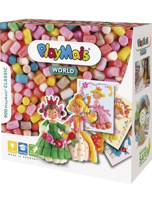 Happy Trend World Princess El Işi Seti, 3 Yaşından Büyük Çocuklar Için, Yaklaşık 1000, El Işi Şablonları ve Talimatları, Çocuklar Için Hediye, Yaratıcılığı ve Ince Motor Becerilerini Teşvik Eder, Doğal Oyuncak