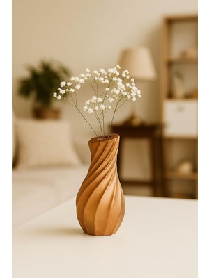 Happy Trend 15 cm – El Yapımı Taş Tozu & Reçine Şık Tasarım, Lüks Modern Masa ve Konsol Dekoru