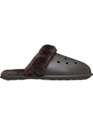 Crocs Siyah Erkek Ev Terliği Classic Fuzz Scuff