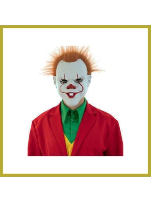 Bezos Stephen 's Korkutucu Joker Maske 31X22 cm Bcks